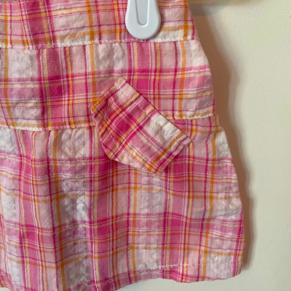 5/$20 Girl’s 90's Coney Isle Preppy Plaid Skort - Picture 4 of 5